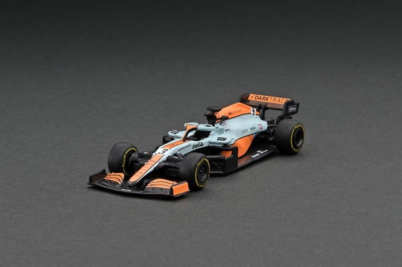 Mô hình xe F1 McLaren MCL35M Monaco Grand Prix 2021 Daniel Ricciardo tỉ lệ 1:64 Tarmac Works T64G-F040-DR1