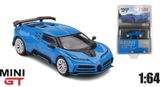  Mô hình xe Bugatti Centodieci blue sky bản card tỉ lệ 1:64 MiniGT MGT00586 