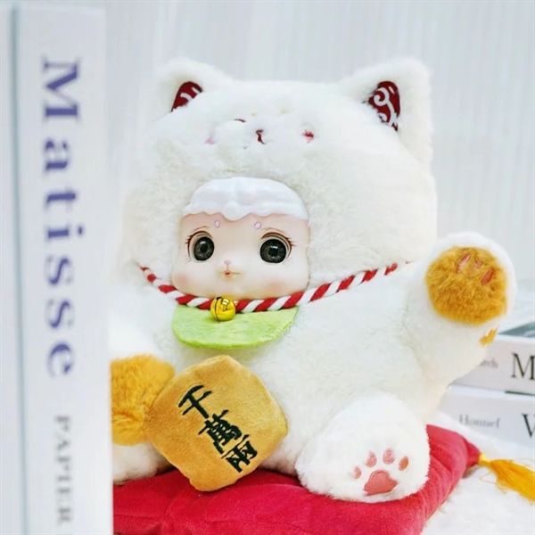 Blind box hộp mù Lucky meow Mèo thần tài Blind box chính hãng Baby Three BL021