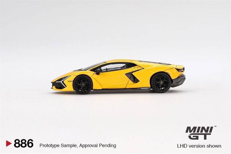 Mô hình xe Lamborghini Revuelto Giallo tỉ lệ 1:64 MiniGT MGT00886-CH