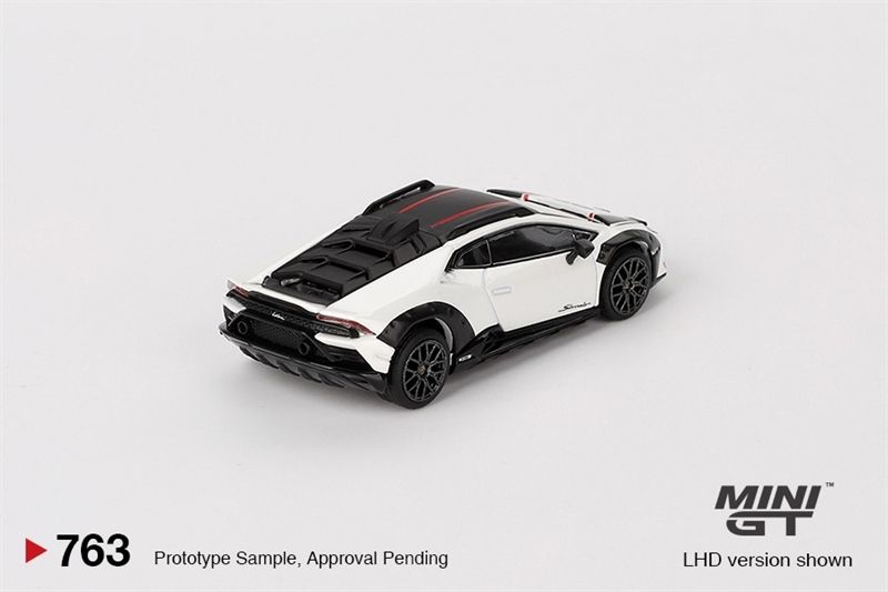 Mô hình xe Lamborghini Huracán Sterrato Bianco Asopo tỉ lệ 1:64 MiniGT x Mijio MGT00763-CH
