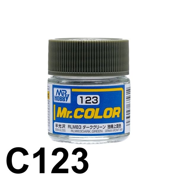 Lacquer C123 RLM83 Dark Green sơn mô hình màu xanh đen 10ml Mr.Hobby C123