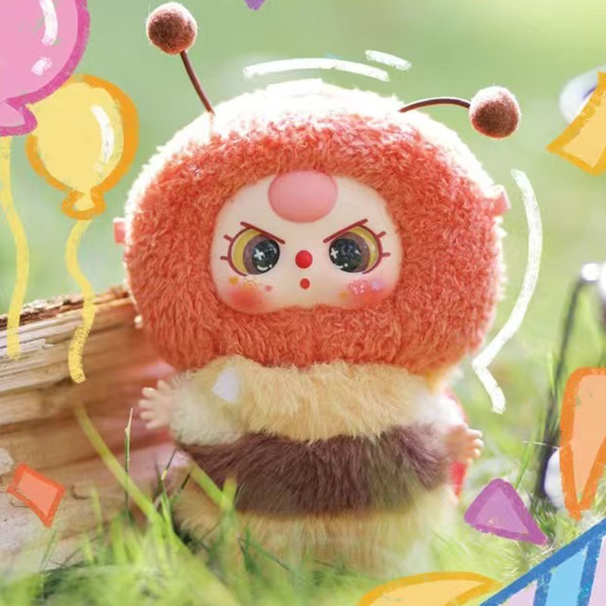 Blind box hộp mù Baby Three Côn Trùng Elf Series Vinyl Face - Tiểu Linh Linh Series Blind box chính hãng BL011
