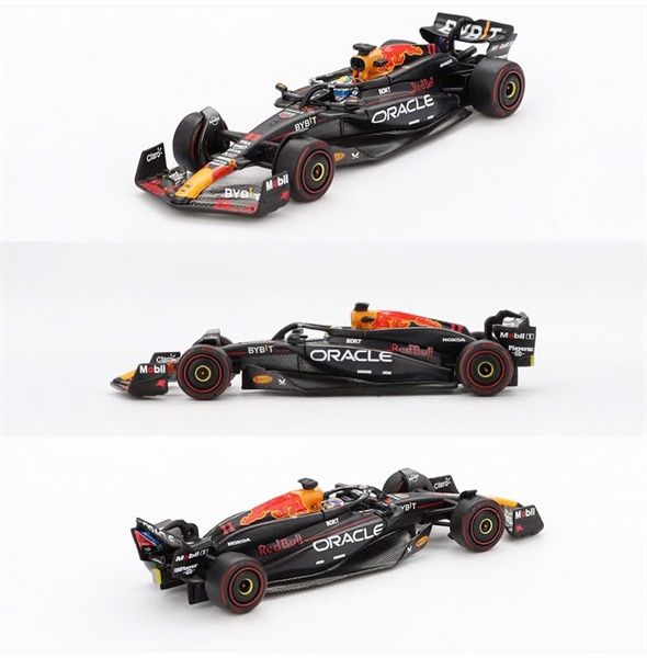Mô hình xe Oracle Red Bull Racing RB20 #11 Sergio Pérez 2024 F1 2024 Bahrain GP 2nd Place tỉ lệ 1:64 MiniGT MGT01019