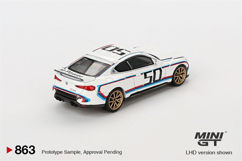Mô hình xe BMW 3.0 CSL White tỉ lệ 1:64 MiniGT MGT00863
