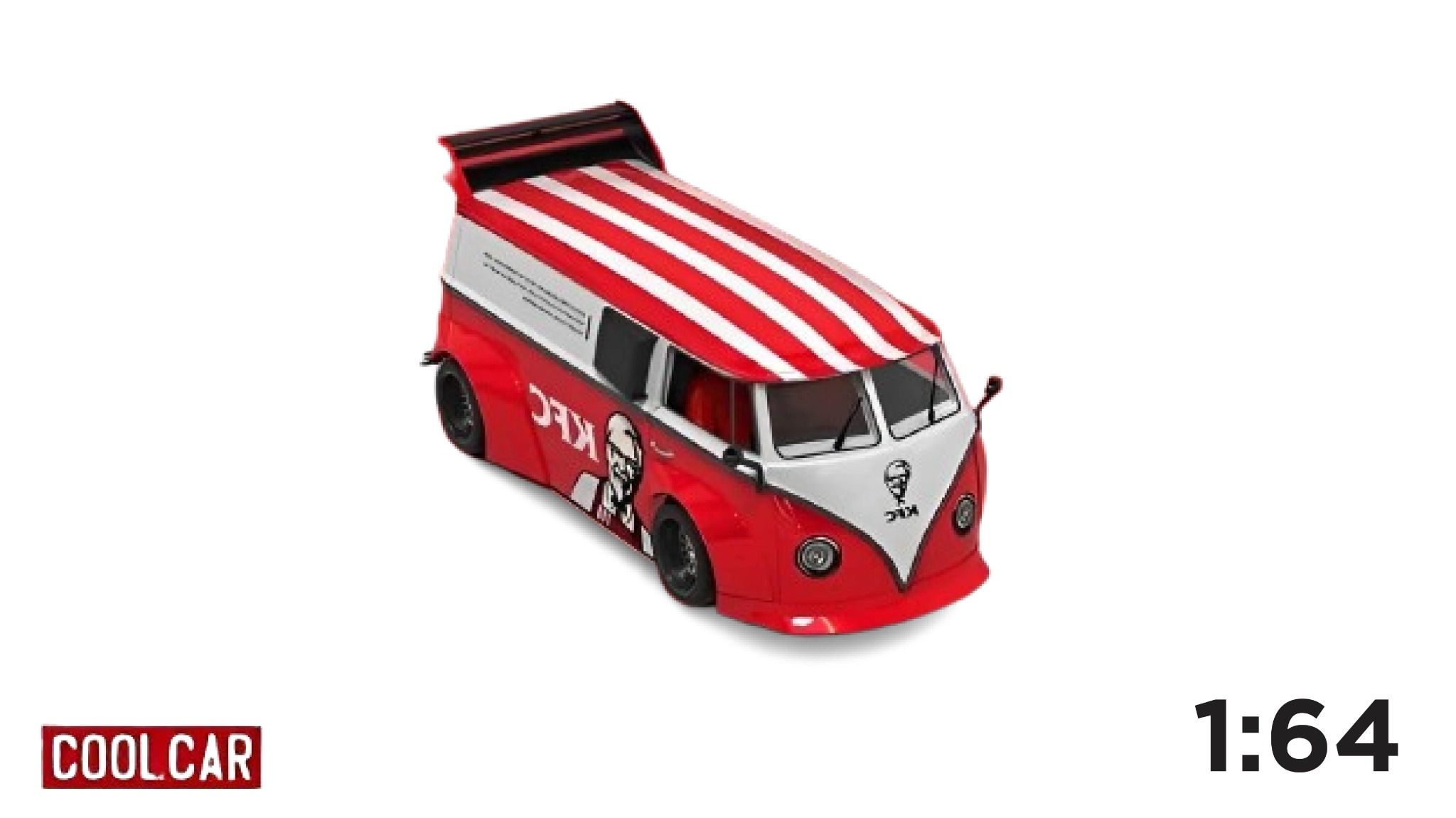Mô hình xe Volkswagen T1 Type 2 KFC LHD Limited 500 pcs tỉ lệ 1:64 Cool Car CC642938