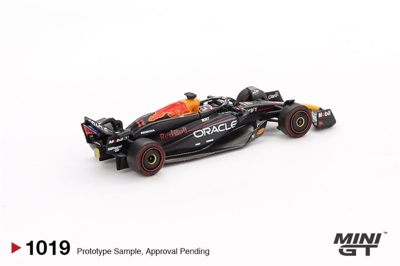 Mô hình xe Oracle Red Bull Racing RB20 #11 Sergio Pérez 2024 F1 2024 Bahrain GP 2nd Place tỉ lệ 1:64 MiniGT MGT01019