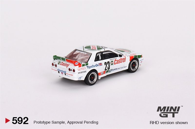  Mô hình xe Nissan Skyline GT-R (R32) Gr. A #23 1990 Macau Guia Race Winner tỉ lệ 1:64 MiniGT MGT00592 