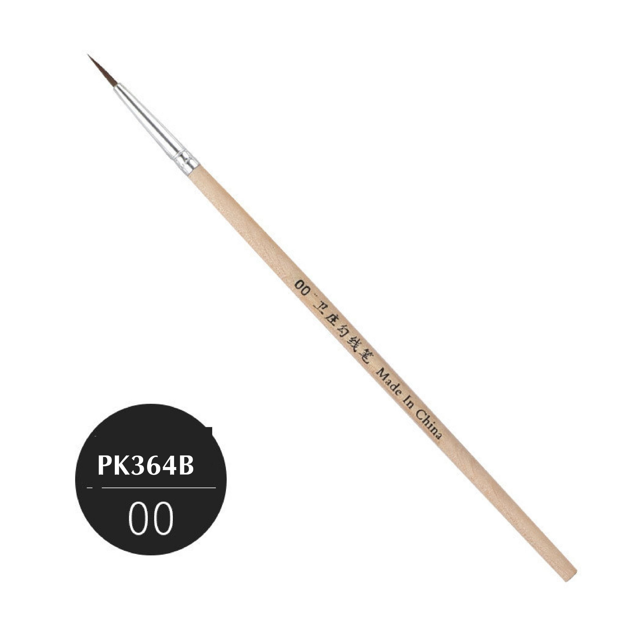 Cọ đầu nhọn vẽ line, chuyên dụng vẽ màu nước, sơn mô hình,gốc Enamel, Acrylic, custom WOOD ( Màu gỗ )