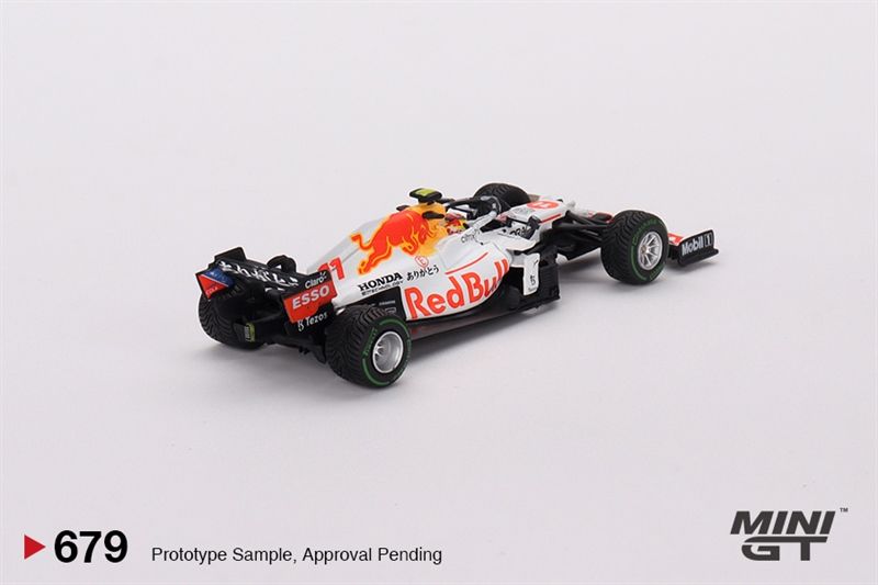 Mô hình xe F1 Red Bull RB16B #11 Sergio Pérez 2021 Turkish Grand Prix 3rd Place tỉ lệ 1:64 MiniGT MGT00679