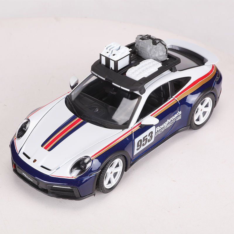 Mô hình xe Porsche 911 Dakar full open có phụ kiện tỉ lệ 1:24 Bburago 18-28029 OT417