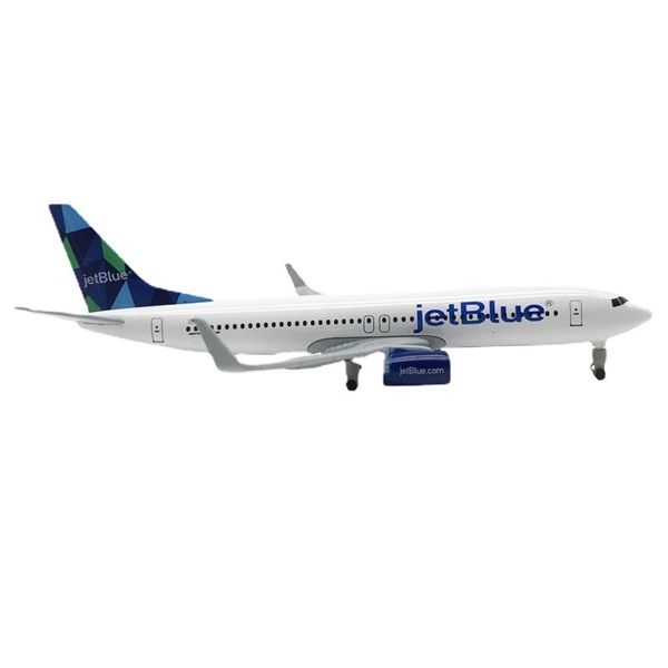 Mô hình máy bay JetBlue Airways Boeing B737 có bánh xe 20cm MB20068