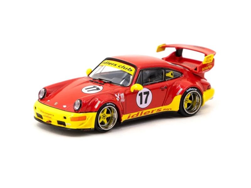 Mô hình xe Porsche 964 RWB Idlers #17 hộp mica tỉ lệ 1:64 Tarmac Works T64-037-IDR