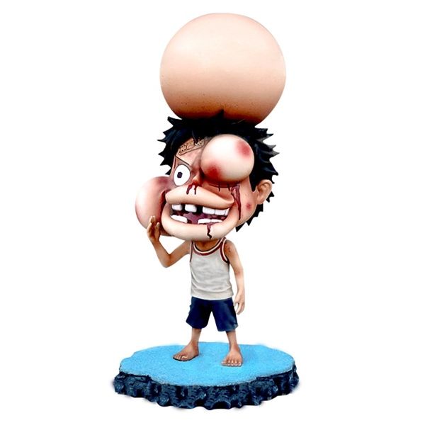 Mô hình nhân vật Onepiece Luffy mặt sưng 16cm FG115