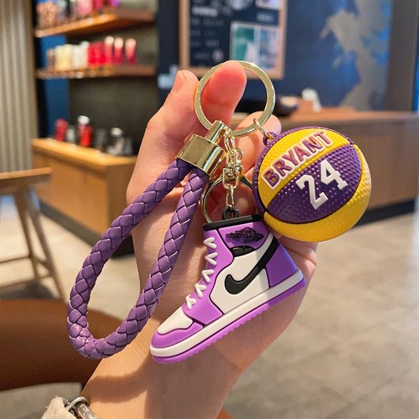 Móc khóa nhựa dẻo - silicon sneaker giầy Nike air jordan 1 MK018
