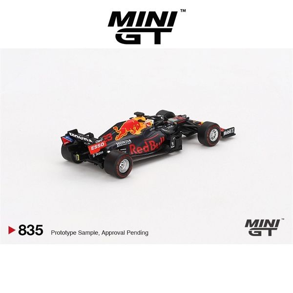 Mô hình xe F1 Red Bull RB16B #33 Max Verstappen 2021 Abu Dhabi Grand Prix Winner tỉ lệ 1:64 MINIGT MGT00835-CH