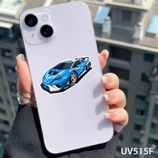 Decal UV Ferrari trang trí mô hình - điện thoại - laptop - máy tính - nón - ly - chống uv kích thước 5 x 5cm Autono1 UV515