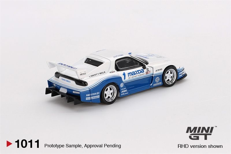 Mô hình xe MAZDA RX-7 LB-Super Silhouette IMSA bản card tỉ lệ 1:64 MiniGT MGT01011 (NO CHASE CAR)