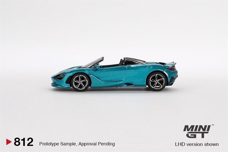 Mô hình xe McLaren 750S Spider Belize Blue tỉ lệ 1:64 MiniGT MGT00812-CH