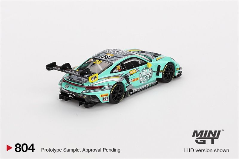 Mô hình xe Porsche 911 GT3 R #28 HubAuto Racing 2023 FIA GT World Cup 70th Macau Grand Prix tỉ lệ 1:64 MiniGT MGT00804-CH