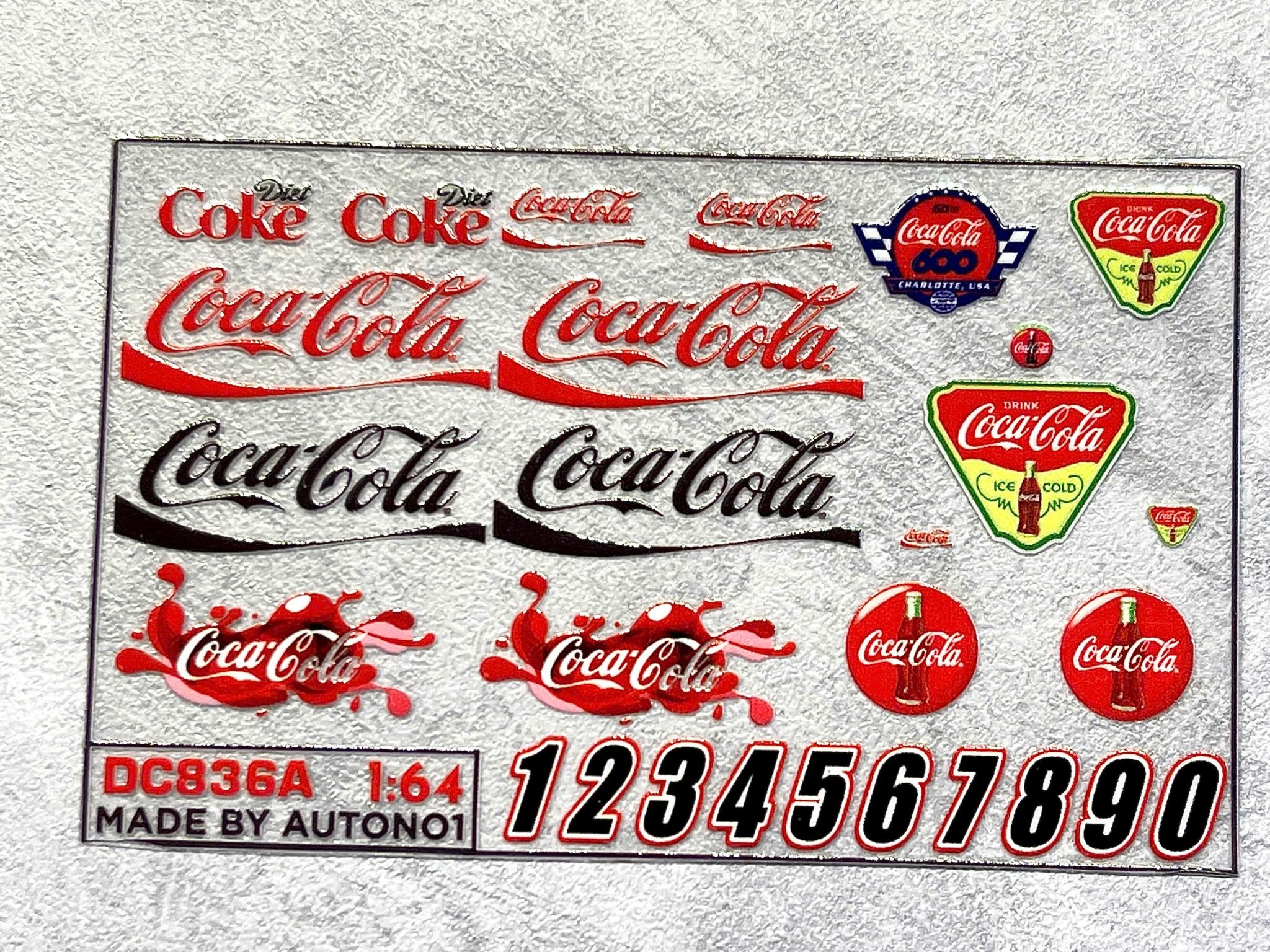 Decal UV hãng - hoạt hình cho mô hình tỉ lệ 1:64 dán tất cả nền màu Autono1 DC836