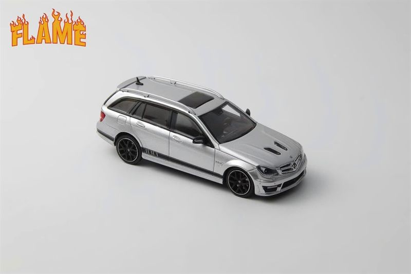 Mô hình xe Mercedes-Benz C63 AMG Edition 507 tỉ lệ 1:64 Flame Model OT64100