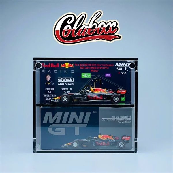 Hộp trưng bày mica các dòng xe MiniGT có khung ảnh tỉ lệ 1:64 Colabox PKC