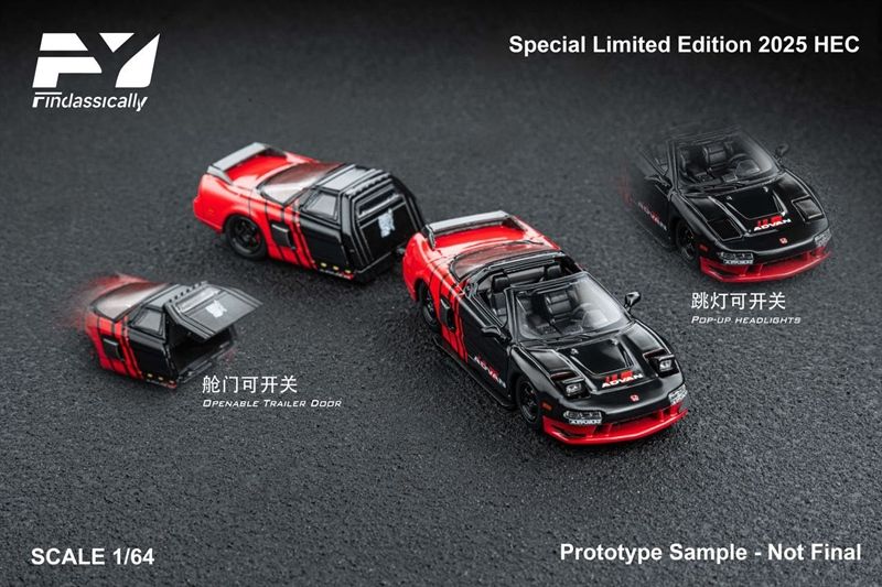 Mô hình xe Honda NSX TRA by Chris Cut Advan bản sự kiện HEC2025 tỉ lệ 1:64 Findclassically OT64306