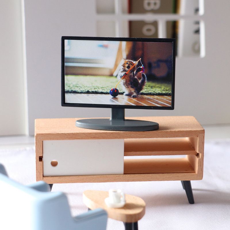 Phụ kiện decor mô hình Tivi và Bàn DE031