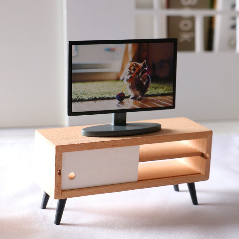 Phụ kiện decor mô hình Tivi và Bàn DE031