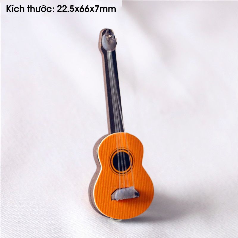 Phụ kiện Decor Mô Hình Đàn Guitar Cổ Điển DE047