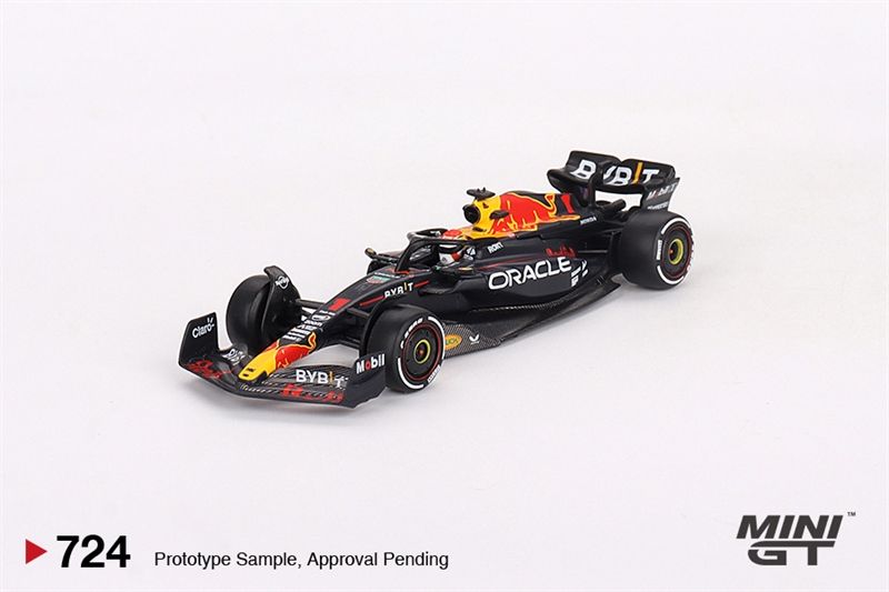 Mô hình xe Oracle Red Bull Racing RB19 #1 Max Verstappen 2023 F1 2023 Bahrain GP Winner tỉ lệ 1:64 MINIGT MGT00724-CH