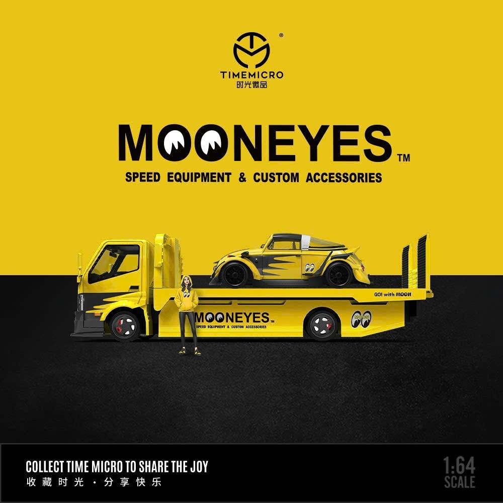 Mô hình xe Volkswagen Bettle - tải cứu hộ H300 Trailer Moon Eye Coating Series tỉ lệ 1:64 Time micro TM64228 - TM647207