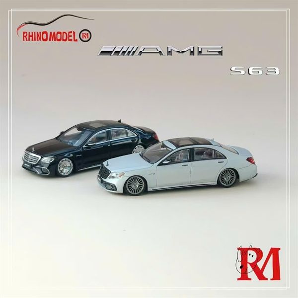 Mô hình xe Mercedes-Benz AMG S63 W222 tỉ lệ 1:64 Rhino Model OT64102