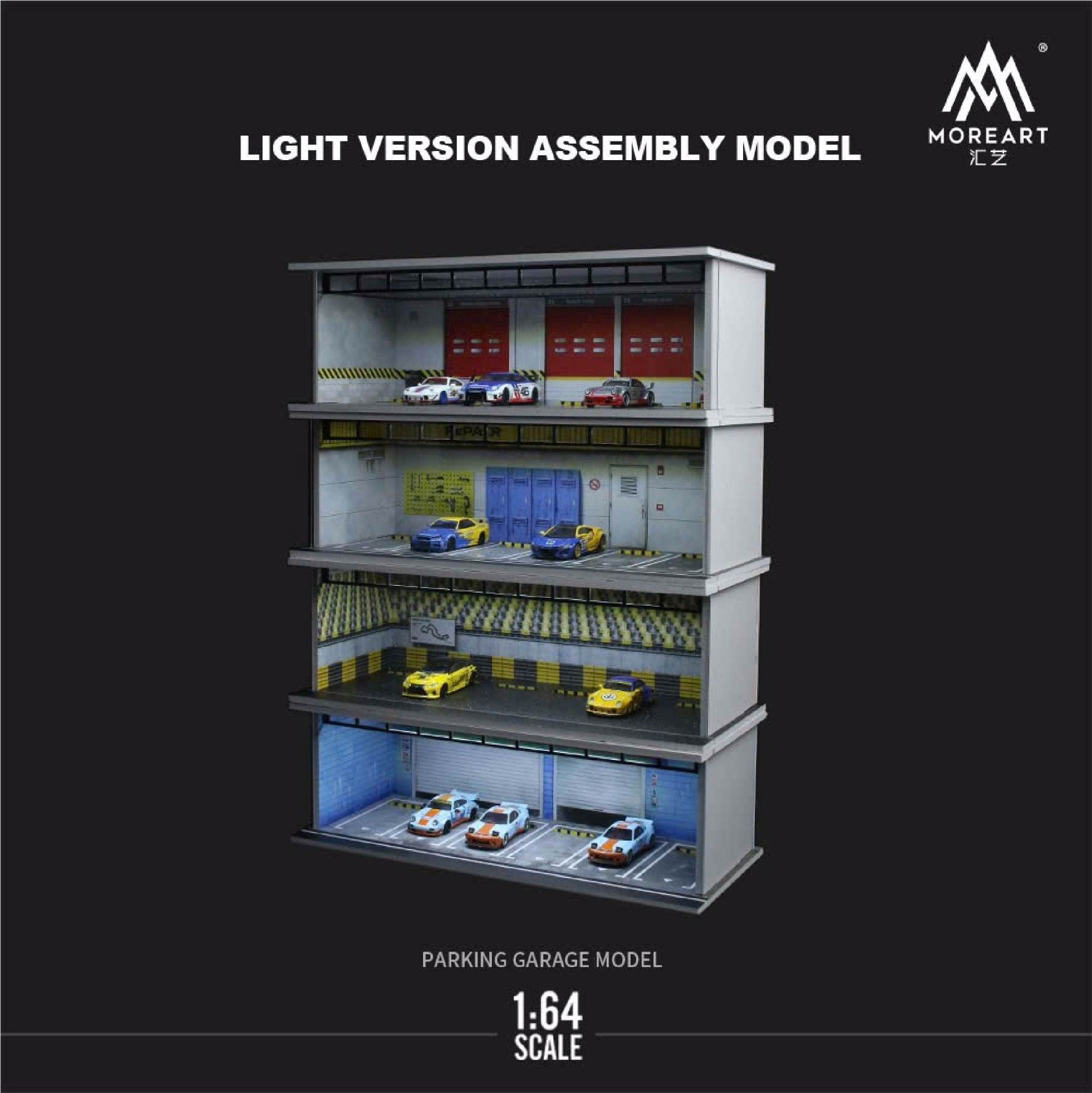Hộp trưng bày mô phỏng Maintenance Workshop Parking tỉ lệ 1:64 MoreArt MO914055