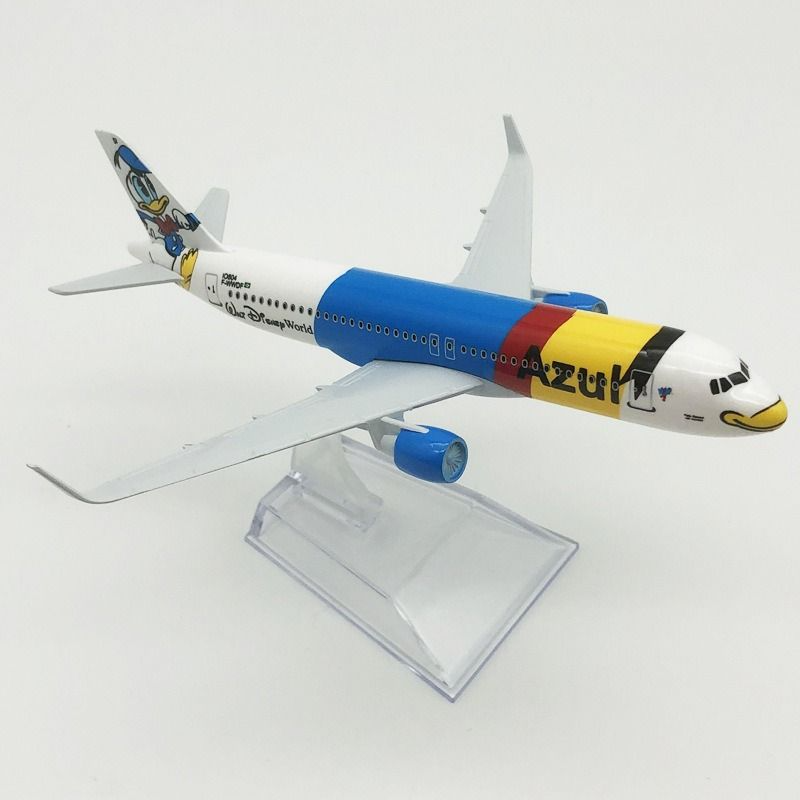  Mô hình máy bay Azul Donald Airbus A320 kích thước 16cm MB16199 