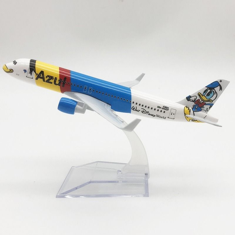  Mô hình máy bay Azul Donald Airbus A320 kích thước 16cm MB16199 