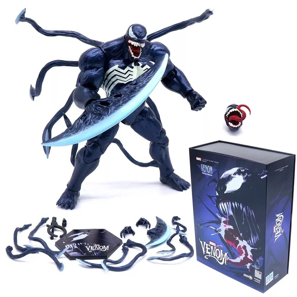 Mô hình nhân vật Marvel Spider man - Venom basic tỉ lệ 1:10 22CM ZD Toys FG284