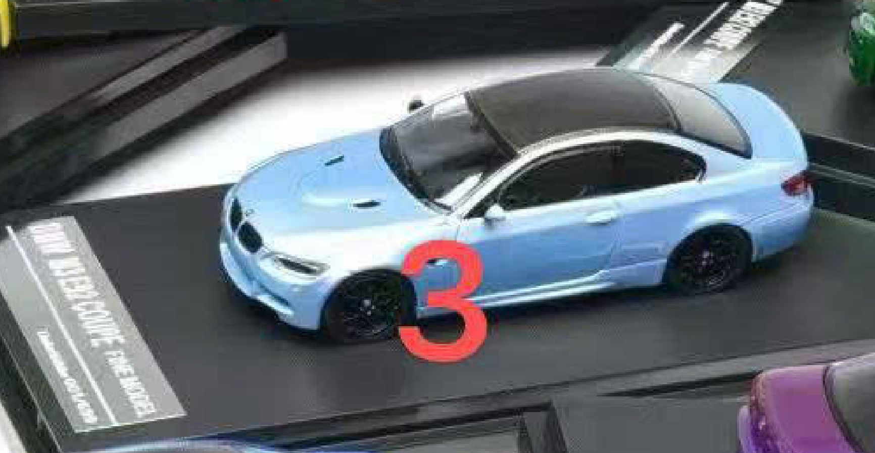 Mô hình xe BMW M3 E92 Coupe tỉ lệ 1:64 Fine model OT64314