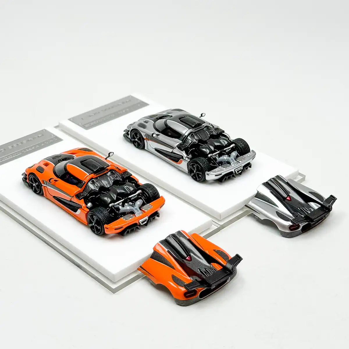 Mô hình xe Koenigsegg One:1 Open Tail mở được nắp máy sau tỉ lệ 1:64 MJ model LMLF-one1
