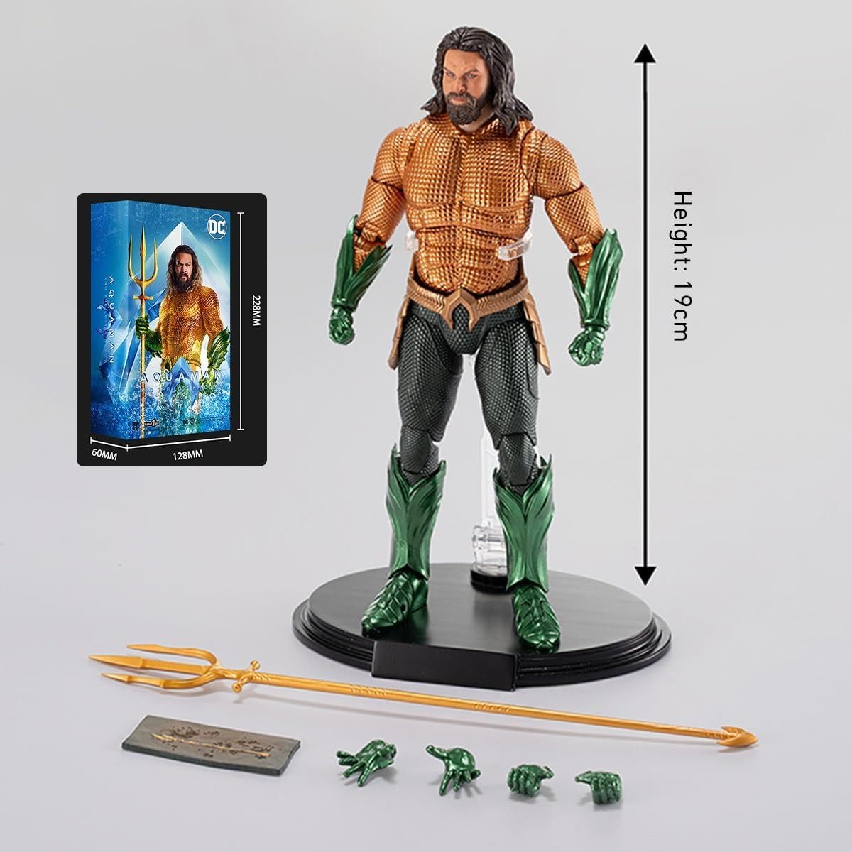 Mô hình nhân vật DC Aquaman Form Aquaman and The Lost Kingdom tỉ lệ 1:9 19CM FondJoy FG280