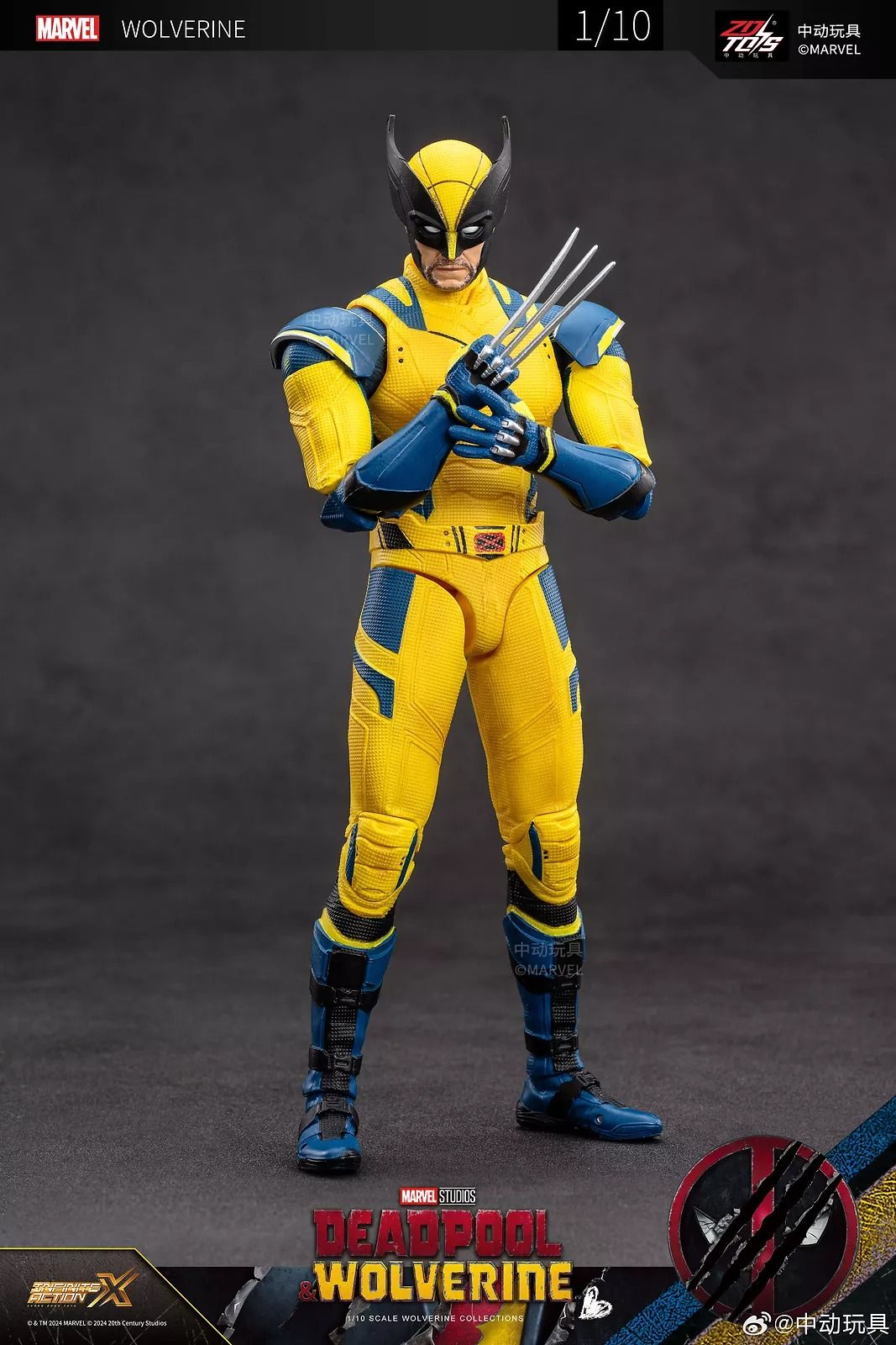 Mô hình nhân vật Marvel Wolverine