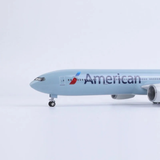  Mô hình máy bay American Airlines Boeing 777 47cm có đèn led tự động theo tiếng vỗ tay hoặc chạm MB47068 