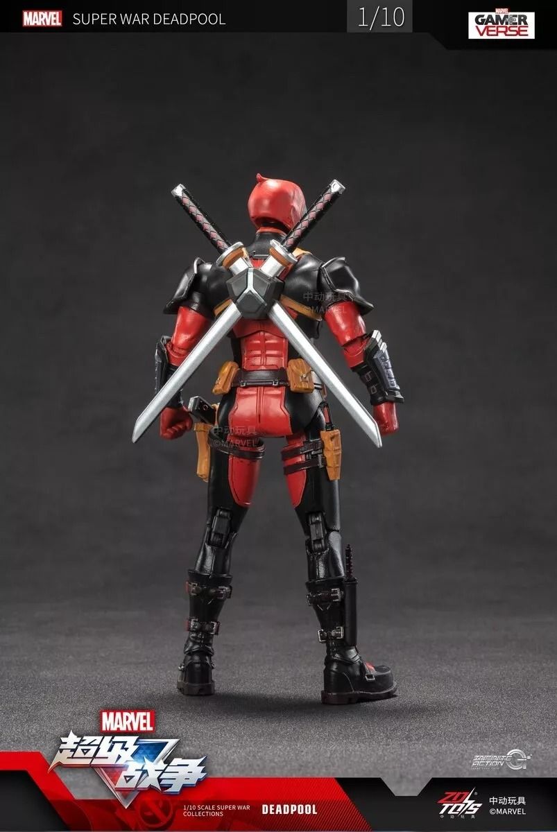 Mô hình nhân vật Marvel Deadpool SHF Gameverse Super War tỉ lệ 1:10 11,5CM ZD Toys FG277