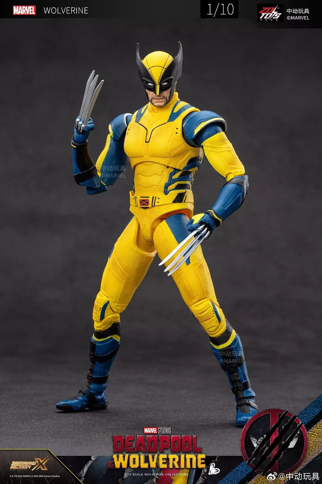 Mô hình nhân vật Marvel Wolverine