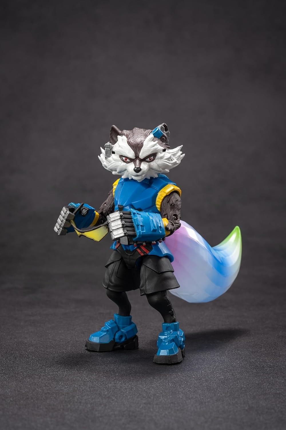 Mô hình nhân vật Marvel Rocket Raccoon SHF Gameverse Super War tỉ lệ 1:10 11,5CM ZD Toys FG277