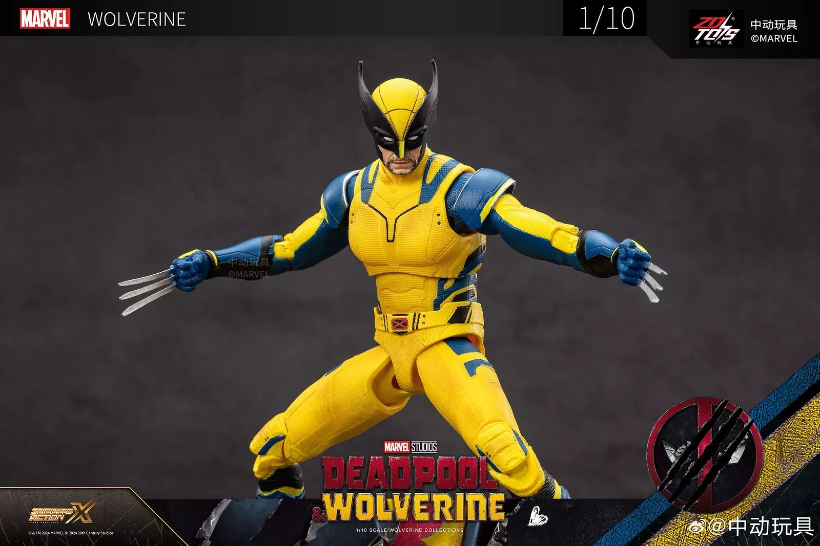 Mô hình nhân vật Marvel Wolverine
