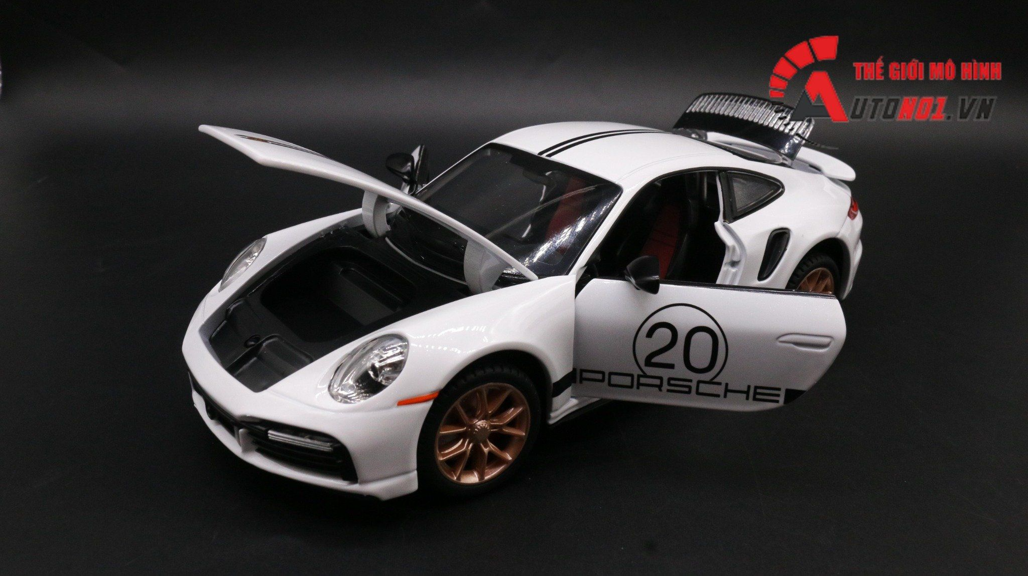  Mô hình xe Porsche 911 Turbo S 1:24 Miniauto OT338 