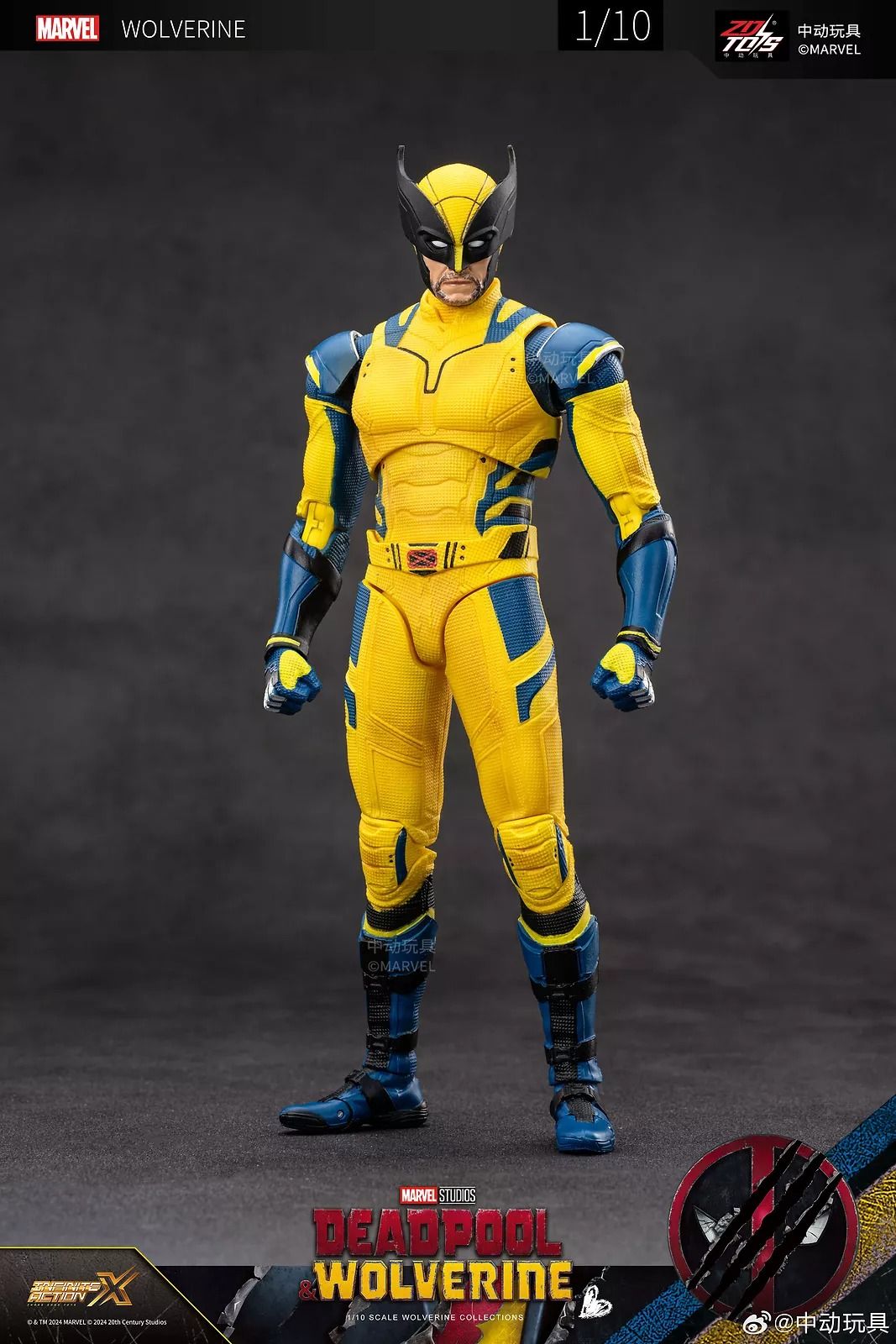 Mô hình nhân vật Marvel Wolverine
