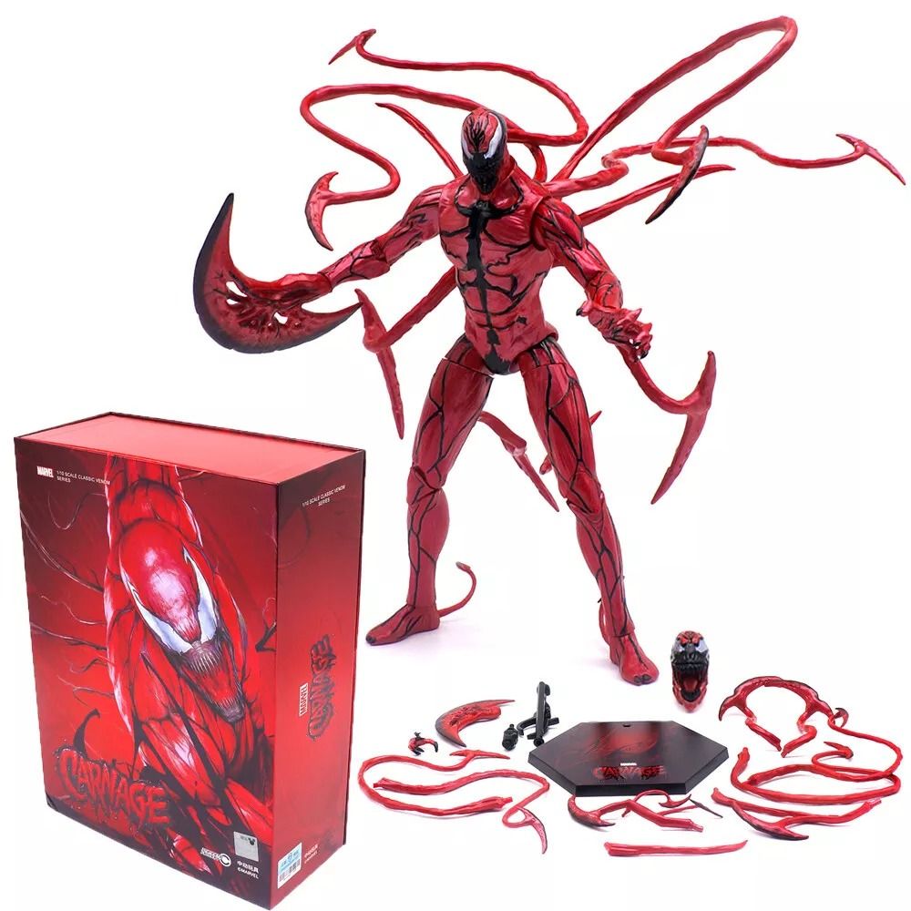Mô hình nhân vật Marvel Spider man - Venom Carnage the Last Dance tỉ lệ 1:10 22CM ZD Toys FG284